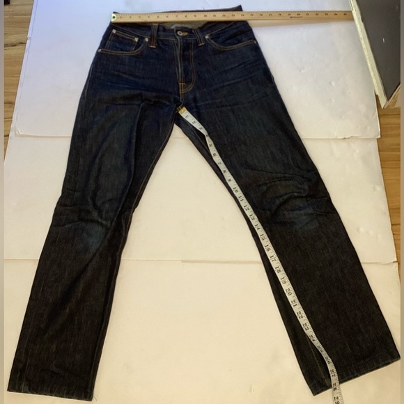 Men’s Nudie Jeans, Average Joe, Straight leg, dry heavy, 30 waist/ 34 leg - Picture 4 of 12